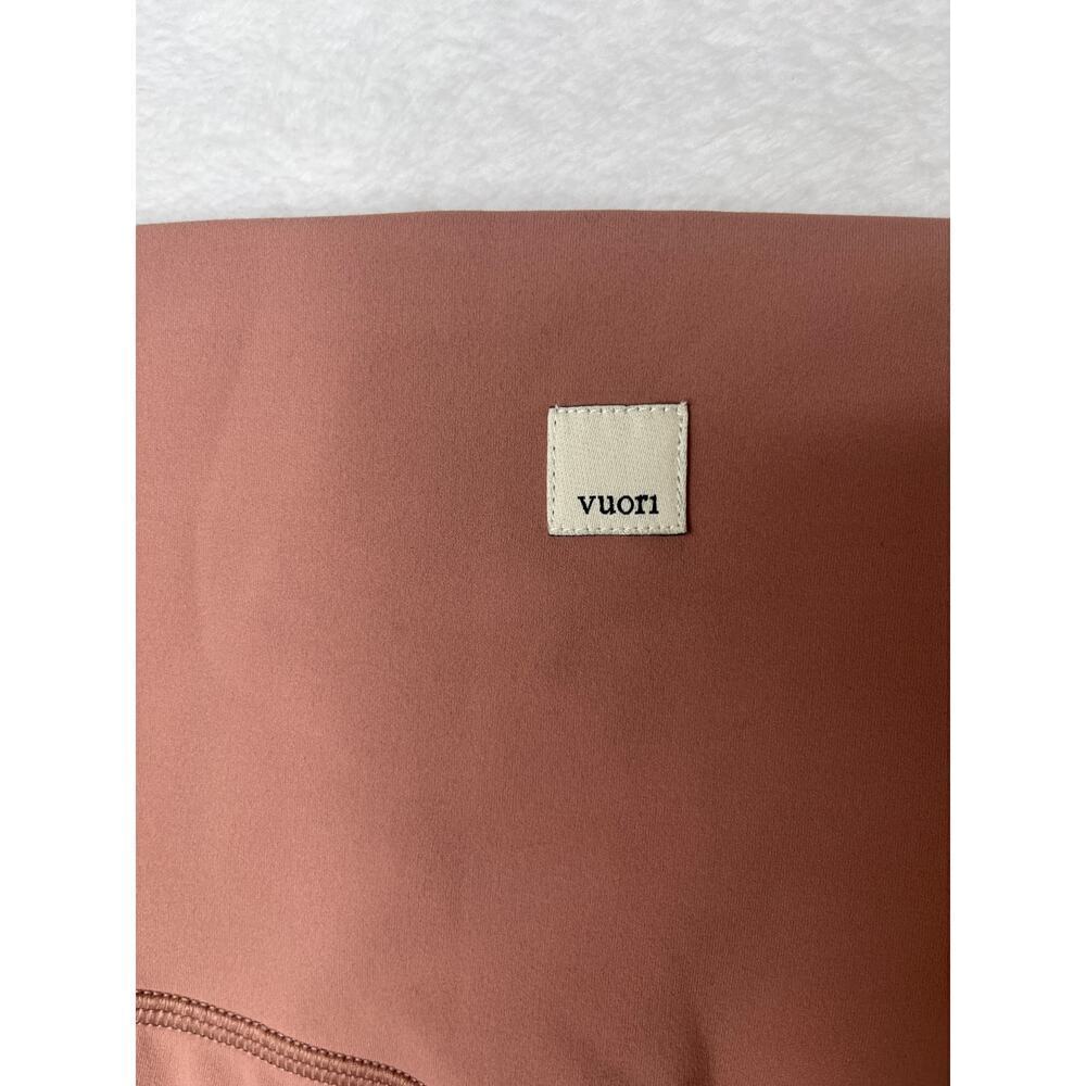 Vuori Studio Series Colorblock Leggings Light Terracotta sz M Workout Athleisure - Picture 4 of 7